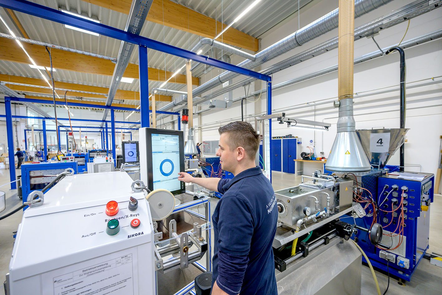 Photo of the quality inspection using Xray at APT