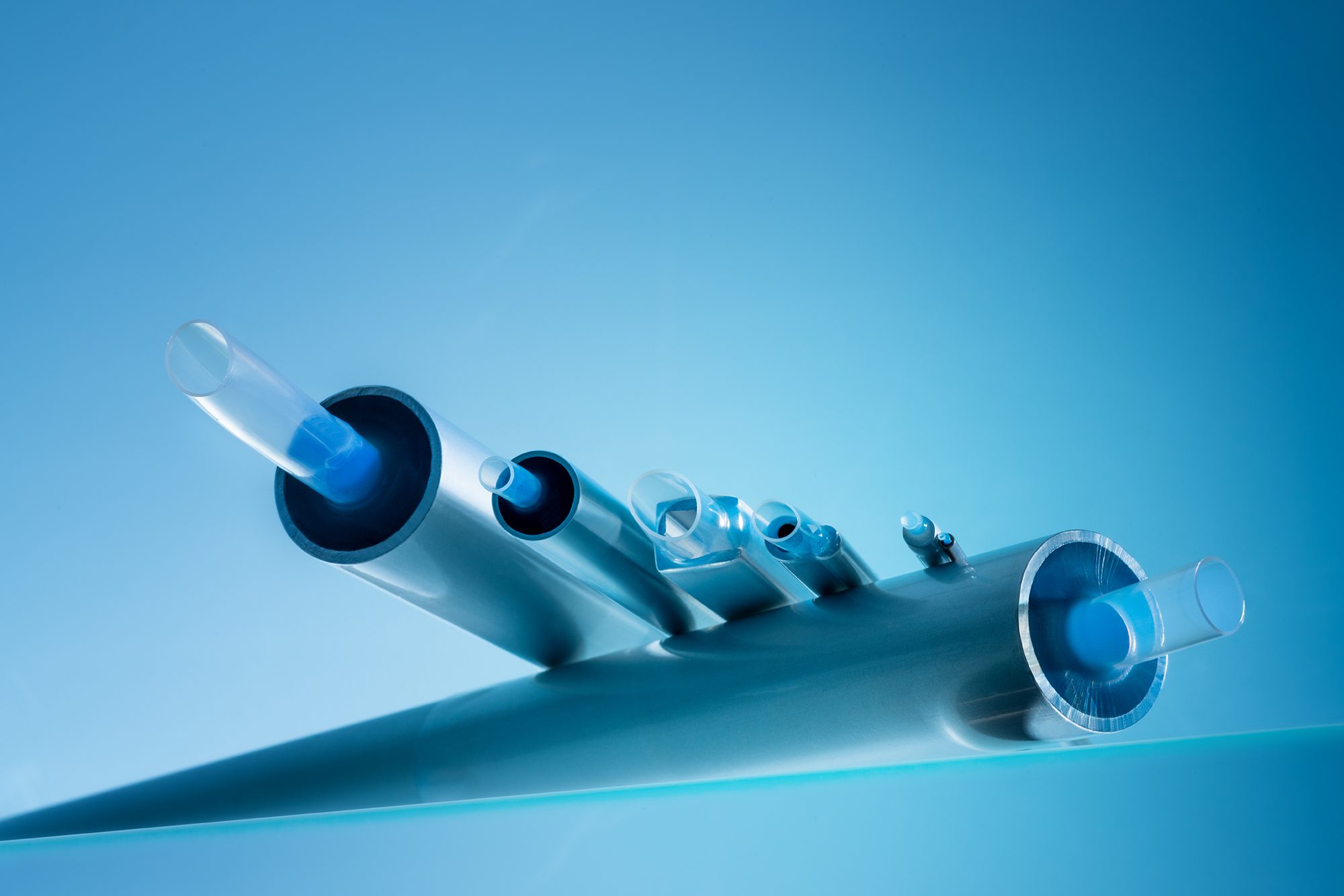 Darstellung von APT - PTFE Schrumpfschlaeuche