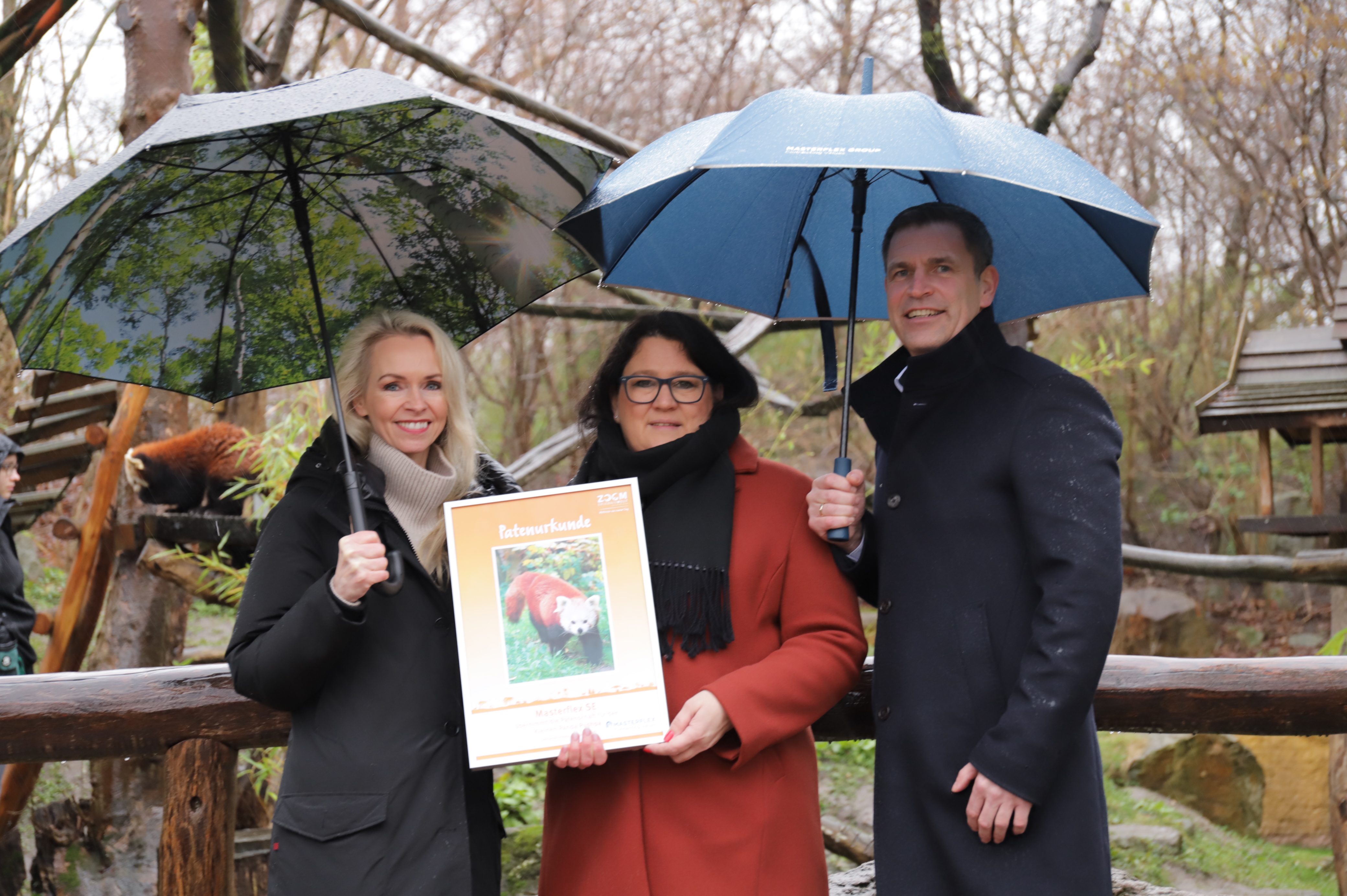 Urkundenübergabe im ZOOM Zoo in Gelsenkirchen