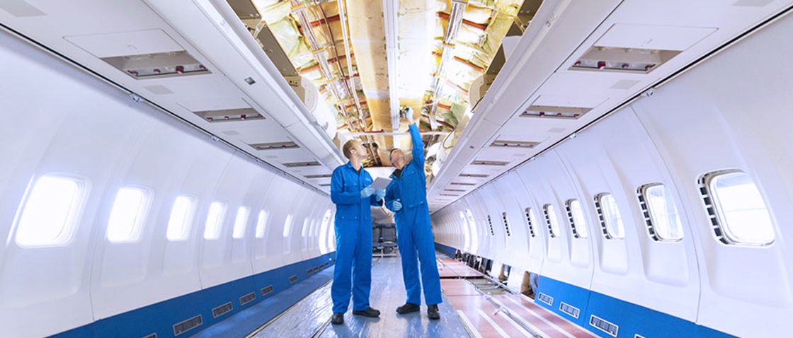 Example of the aerospace industry in which the Masterflex Group is active