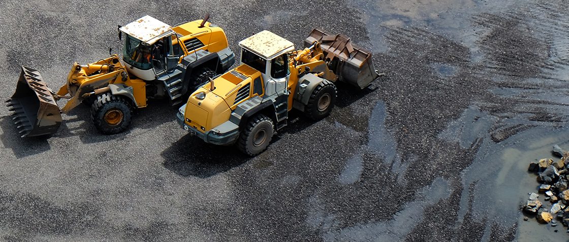 Example of the construction, stone and earth industry in which the Masterflex Group is active.