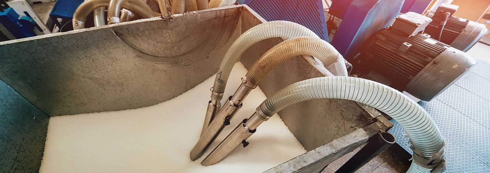 Example of the bulk materials industry in which the Masterflex Group is active.