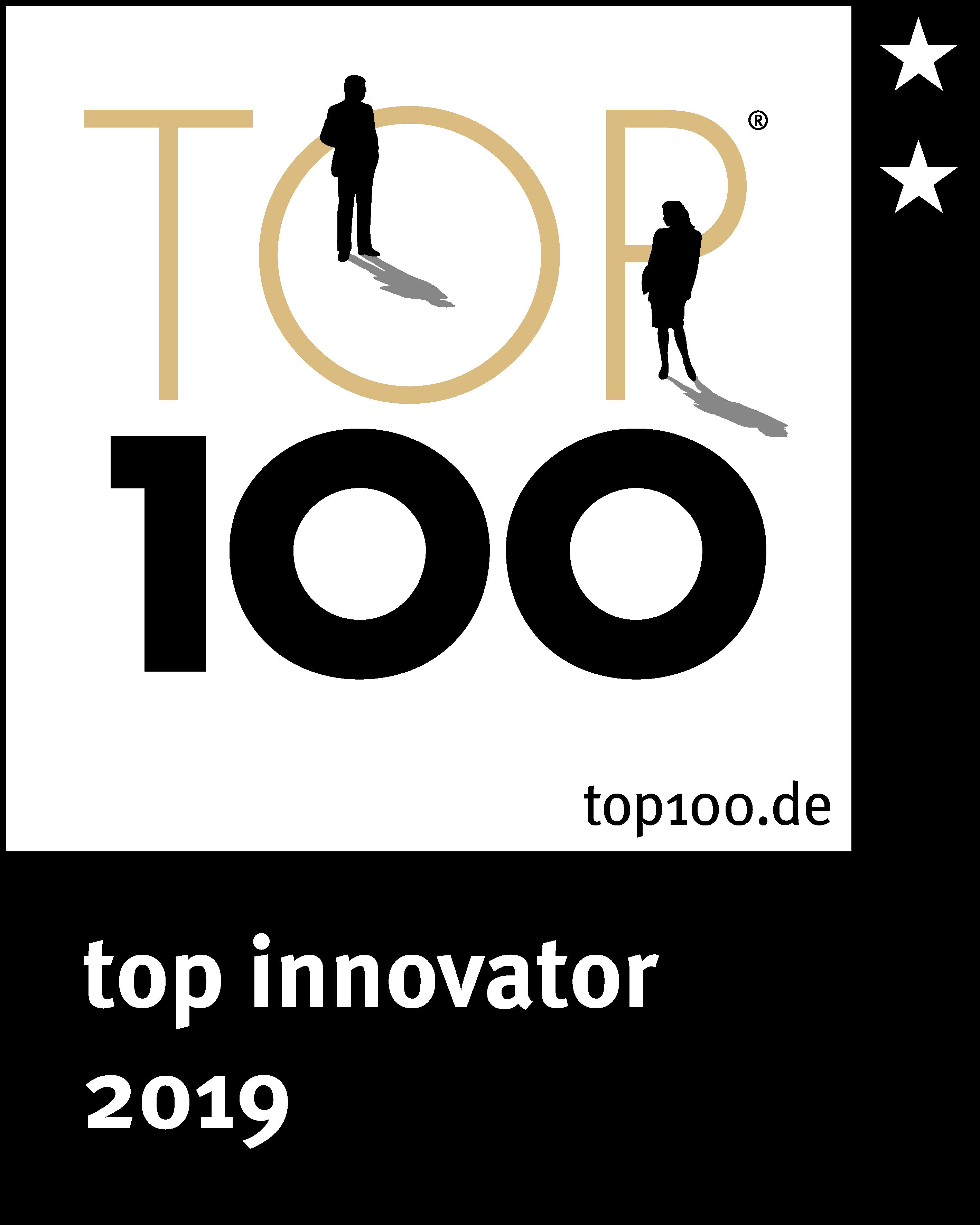 Logo des Top 100 Innovator Awards 2019
