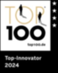 Zur Meldung  Masterflex Group: Logo des Top 100 Innovator Awards 2024