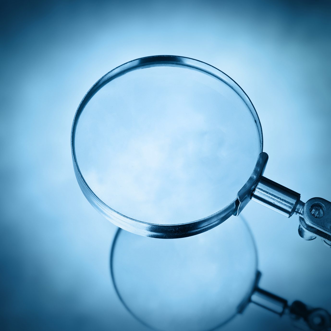 Magnifying glass as a symbol for the search on the Masterflex Group website