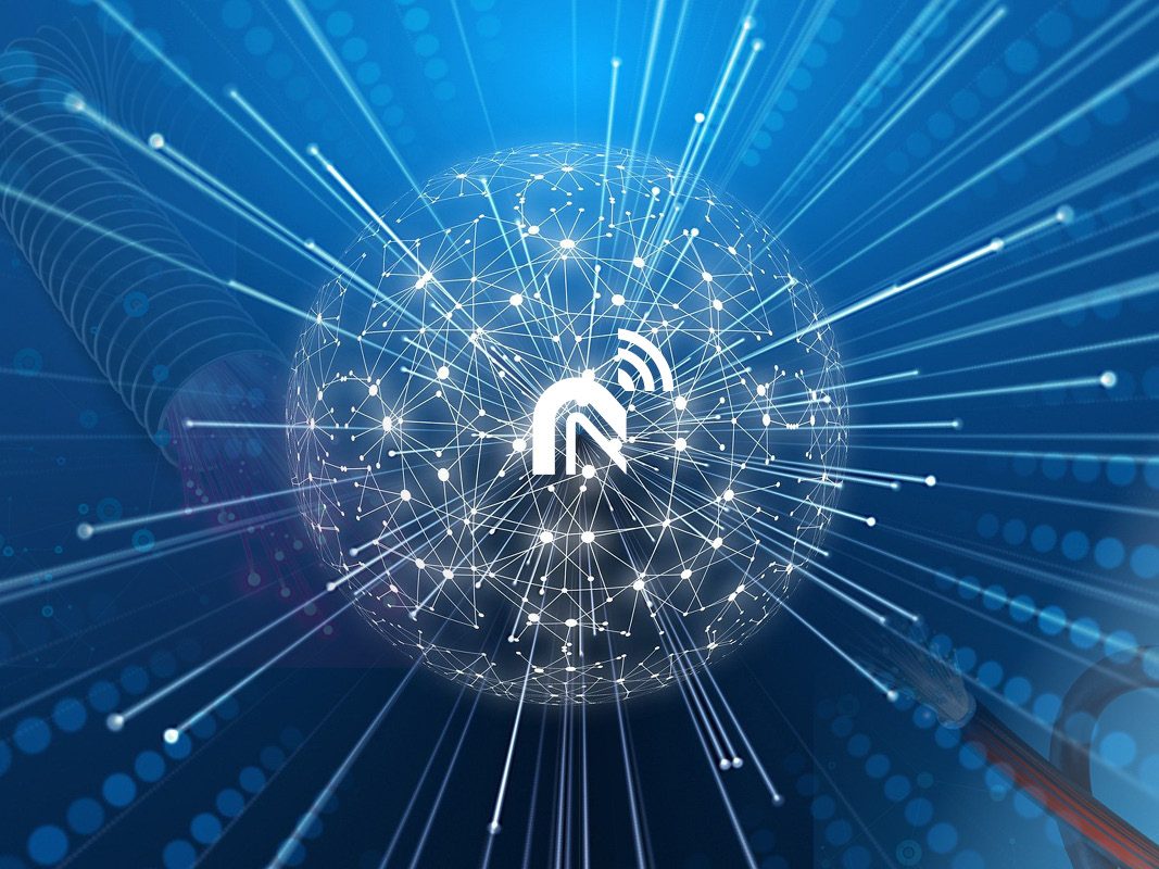 Bild abstraktes, digitales Universum