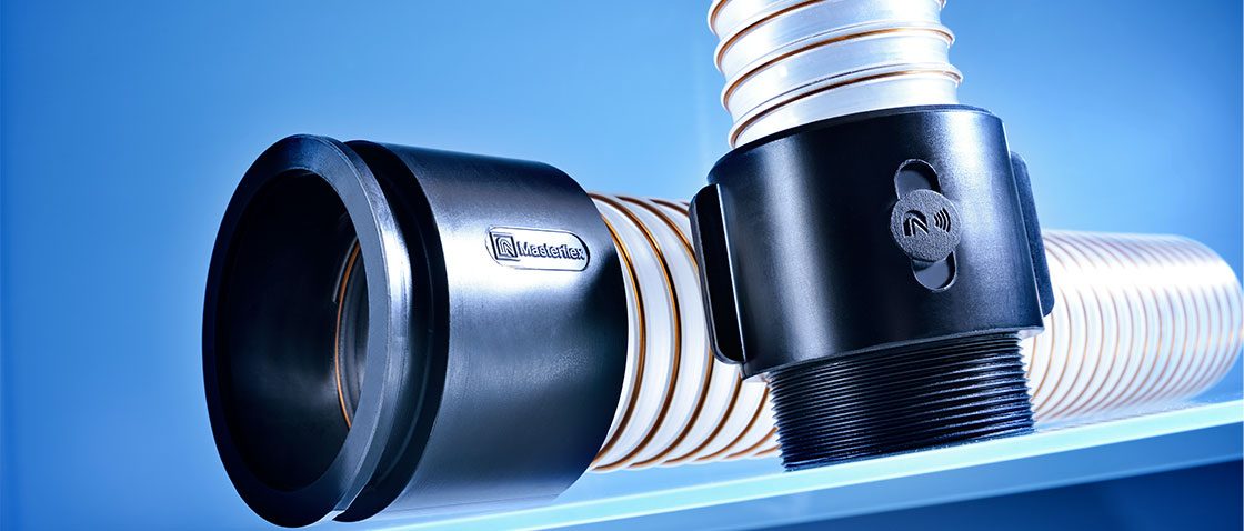 Produktbild: Ein AMPIUS System: das digitale Schlauchsystem der Masterflex Group