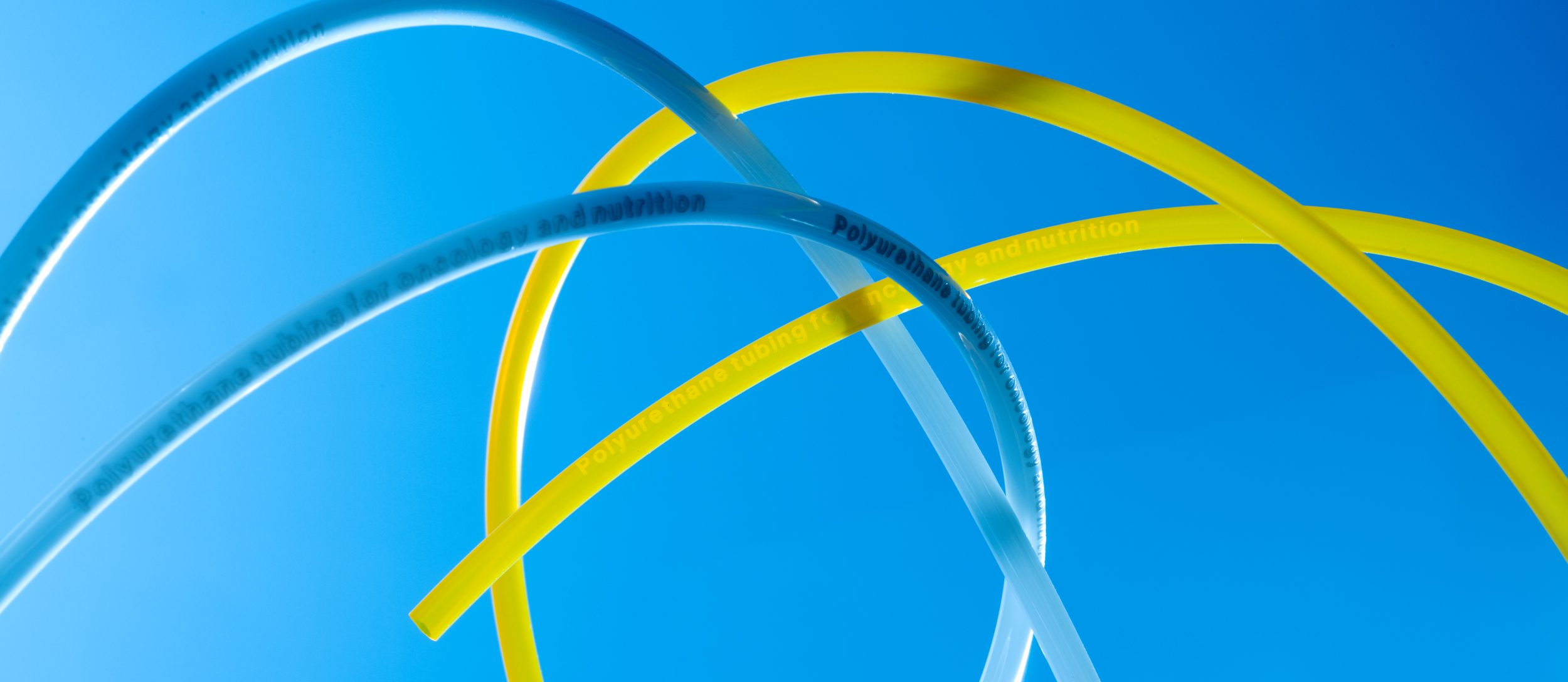 Novoplast Schlauchtechnik: abstract image of laser marked tube