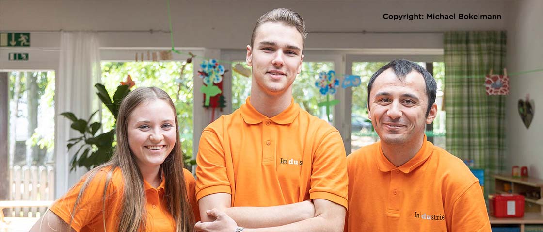 Bild: Azubis beim Social Day 