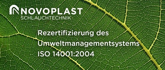 Bild: Text Rezertifizierung Umweltmanagement 