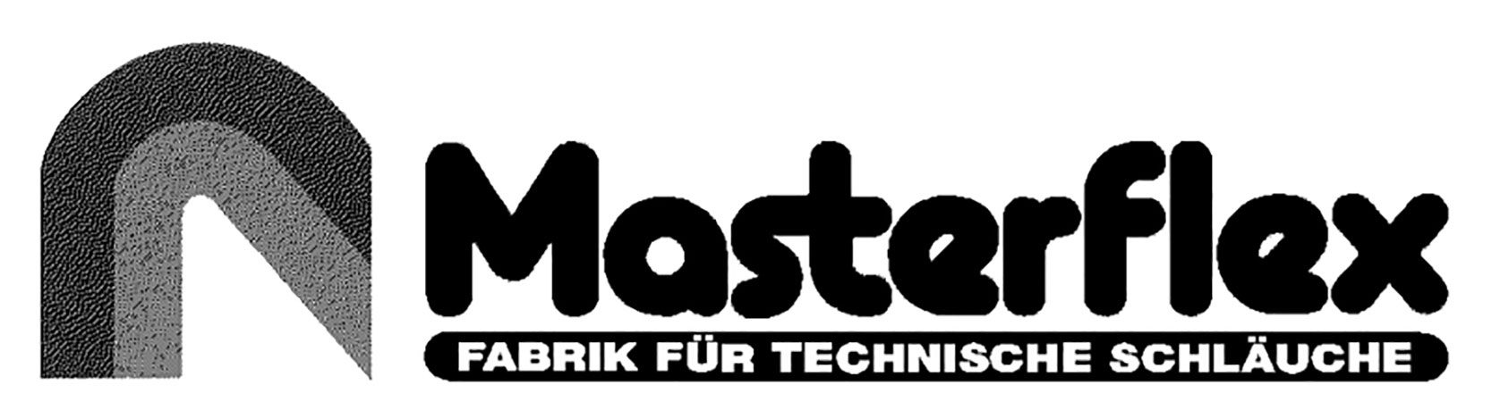 Masterflex Group: Alte Logo der Masterflex Kunststofftechnik GmbH in schwarz weiß