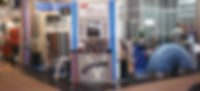 Neues Verfahren zur Auskleidung von Stahlrohren mit hochabriebfesten PU-Kunststoff Mastrflex Group,Masterflex: Produktausstellung auf Messestand und Vorstellung des neuartigen Produktionsverfahrens zum Auskleiden von Stahlrohren mit hochabriebfestem PU-Kunststoff