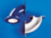 Produktneuentwicklung Master Protect Rohrbogen mit Kunststoffauskleidung Masterflex Group, Masterflex: Produktneuentwicklung des Protect Rohrbogens mit Kunststoffauskleidung, mit internationalen Patenten, zur Förderung von hochabrasivem Fördergut