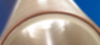 Produktneuheit Master-PUR Inline  Masterflex Group, Masterflex: Produktabbildung des neuen Master-PUR Inline Schlauchs mit seiner nahtlos glatten Innenauskleidung ,für hoch abrasive Fördergüter