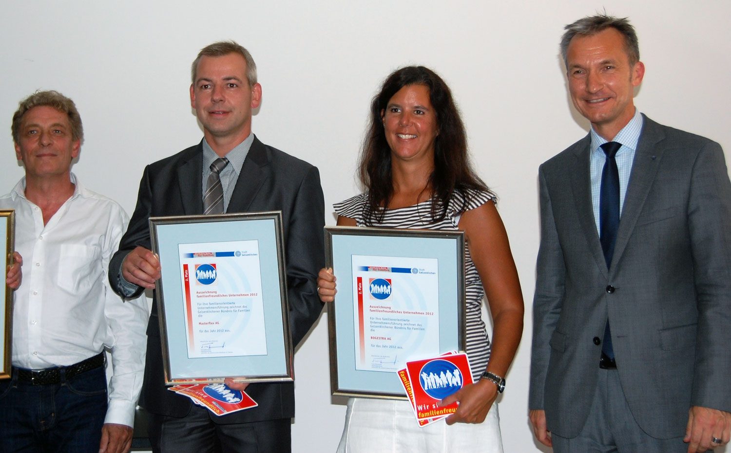 Masterflex Group, Masterflex: Urkundenübergabe mit der Auszeichnung 