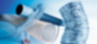 Masterflex Group Unsere Marken Produktportfolio der Gruppe Vier verschiedene Schlaucharten der Gruppe und zwei Spritzgussteile der Fleima.