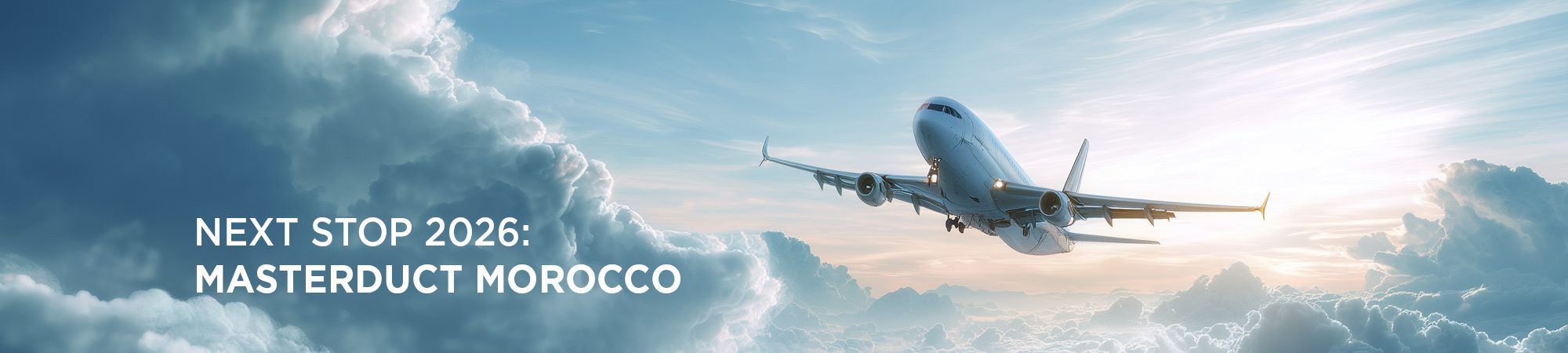Moodbild: Flugzeug im Himmel - Masterduct Marokko wird gebaut