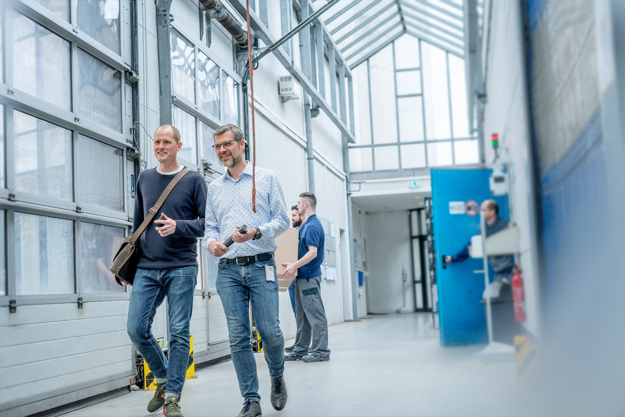  Factory tour for  customers