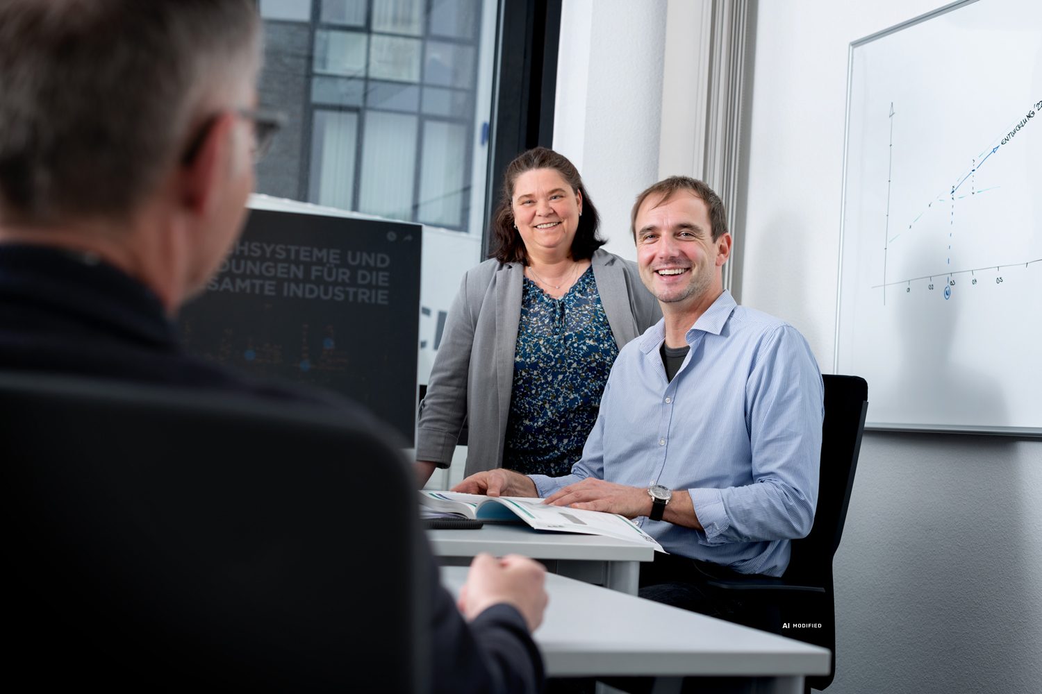  Picture of Masterflex employees during a customer advisory meeting