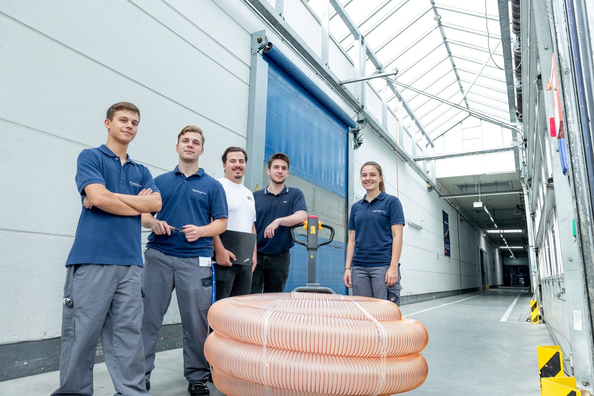 Picture of young apprentices at Masterflex