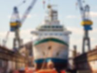 Masterflex Group Schiffsbau-Stimmungsbild Masterflex Group Schiffsbau-Stimmungsbild: Schiff im Trockendock