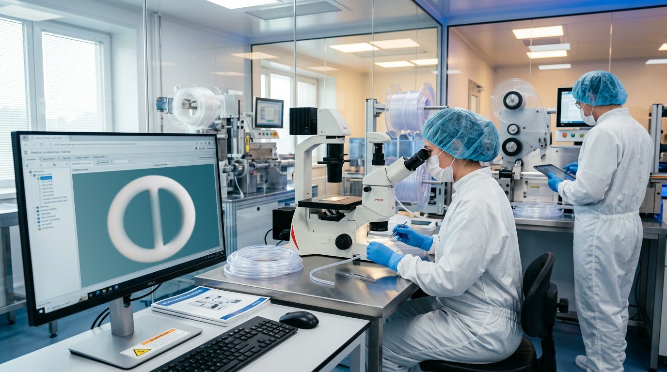 Cena de laboratório sobre o desenvolvimento de tubos lisos: geometrias personalizáveis para tubos multiluminosos
