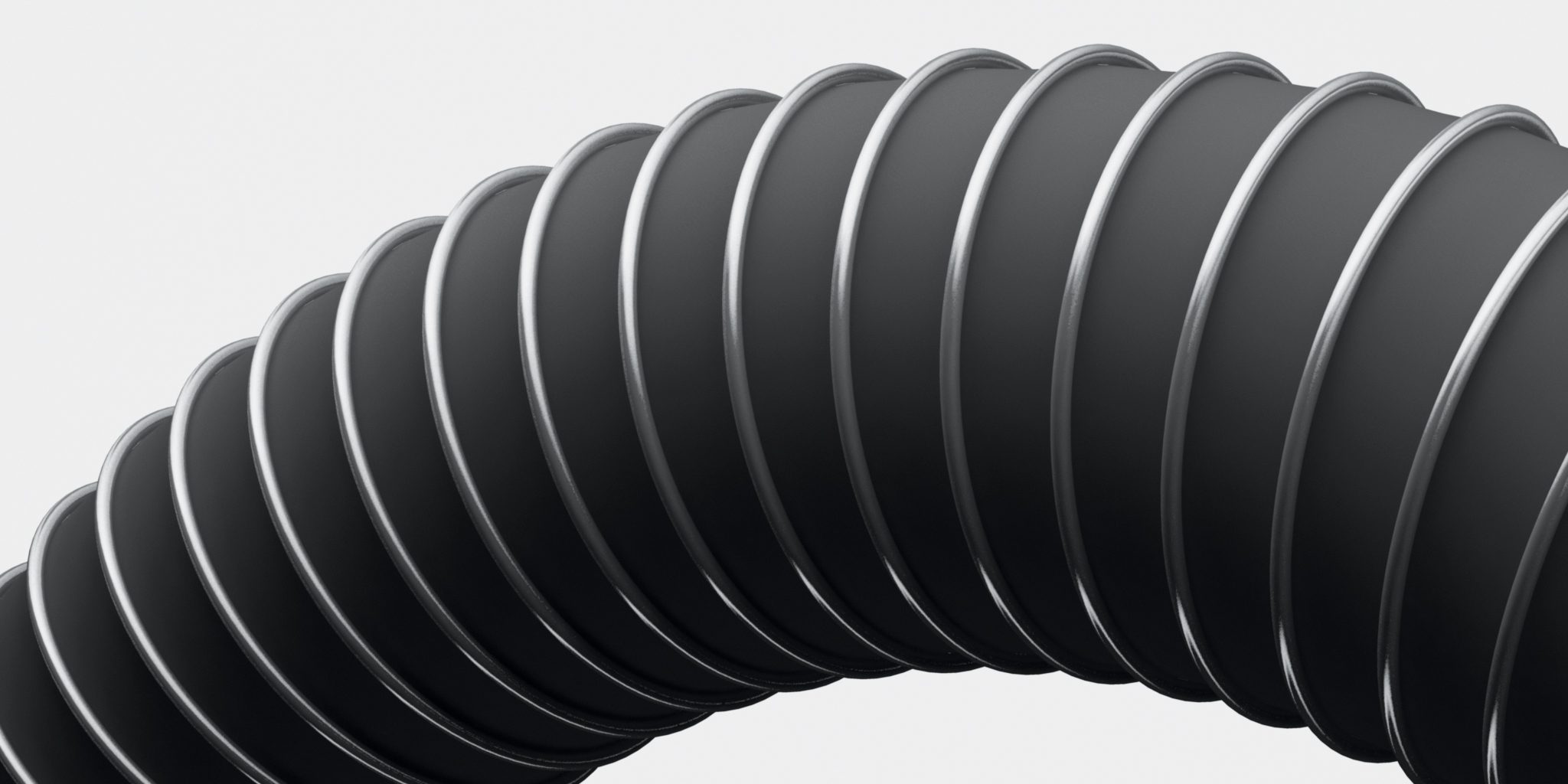 Masterflex konstruktionsritning klämslangar med klämprofil helix