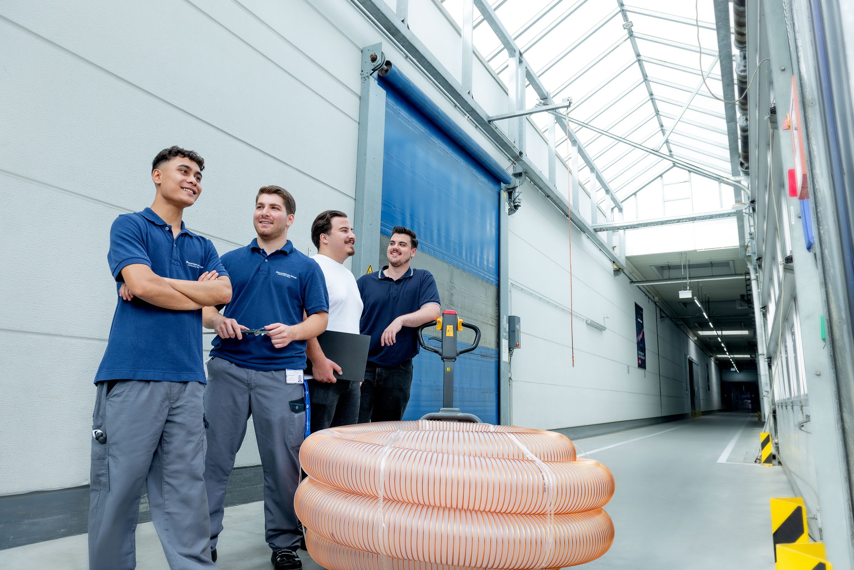 Picture of young apprentices at Masterflex