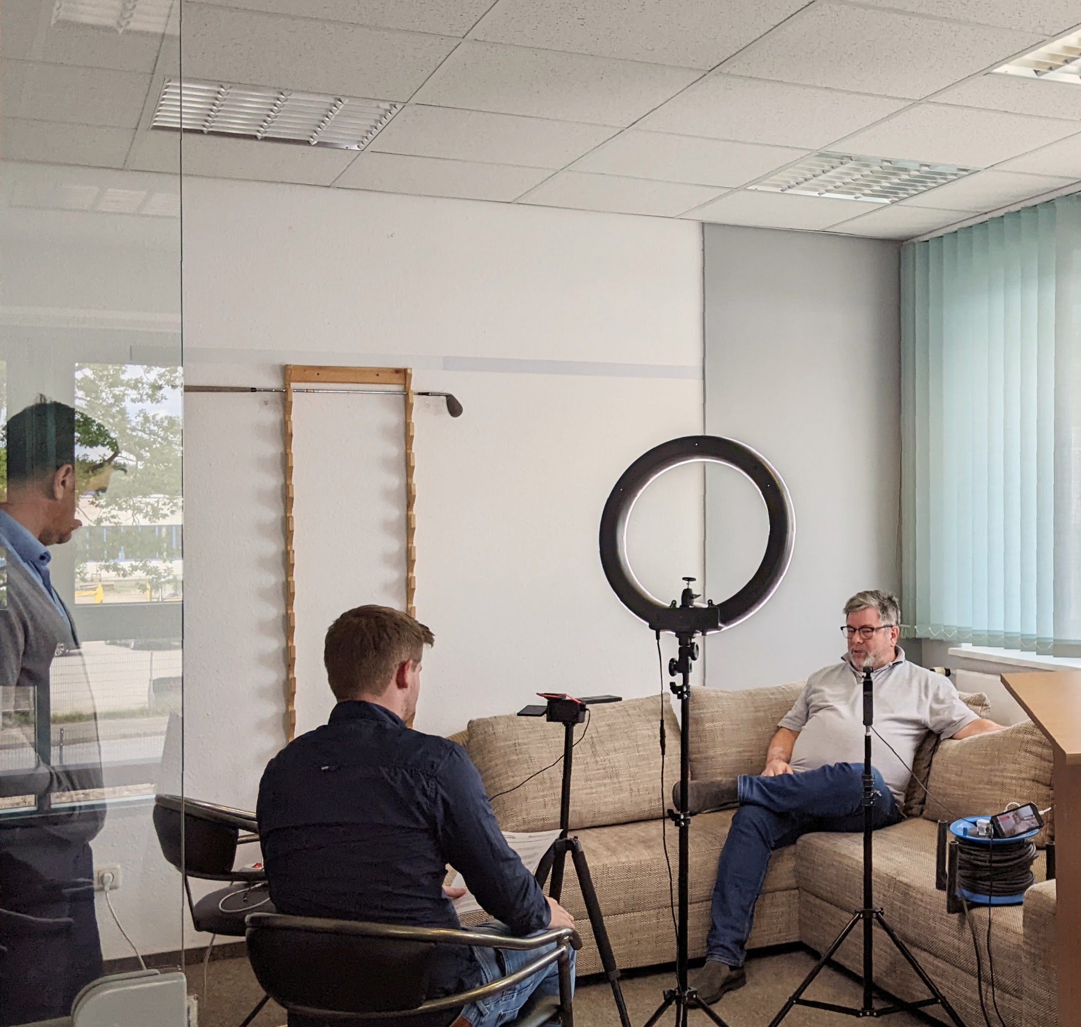 Mood picture: Masterduct video shoot with partner dealer