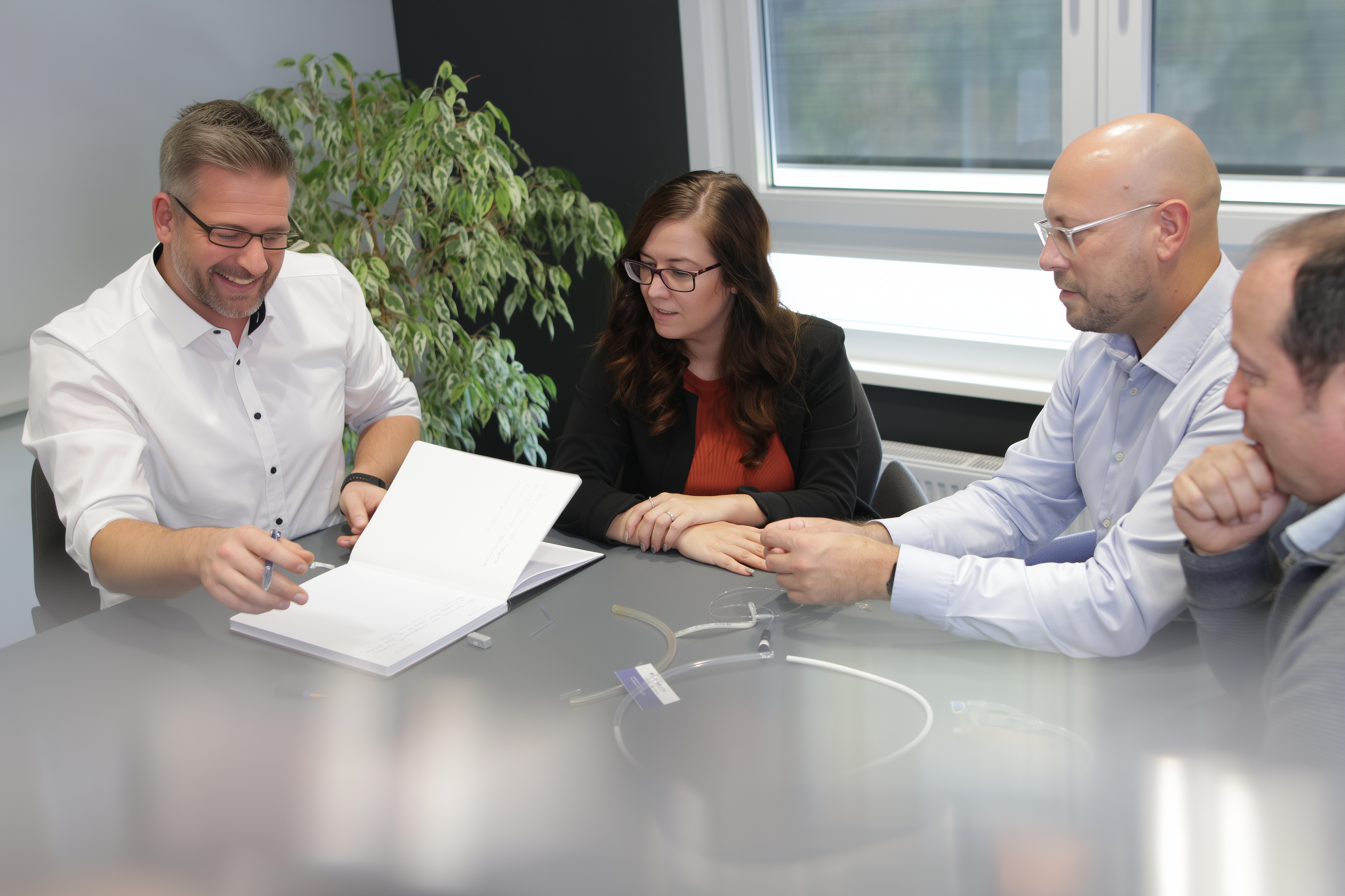 Meeting with fellow riders