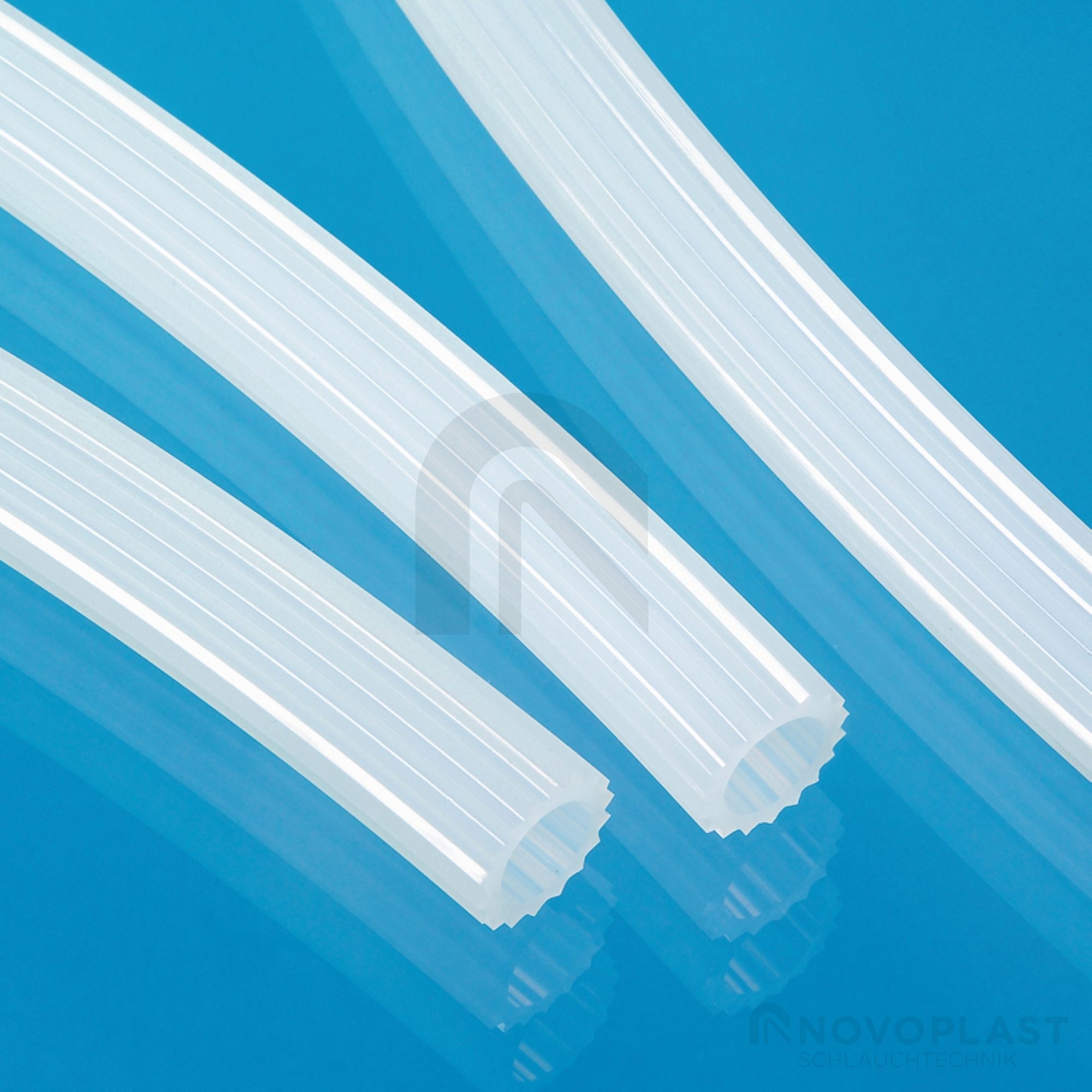 Master-Tube PUR Channeled profiles - Extrudierte Schläuche Novoplast ...